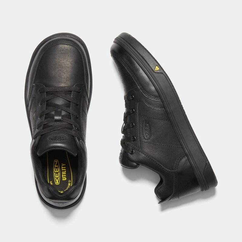 Zapatos De Trabajo Keen Ptc Redding Para Hombre Negros - Zapatos Keen Mexico (571620-KOJ)